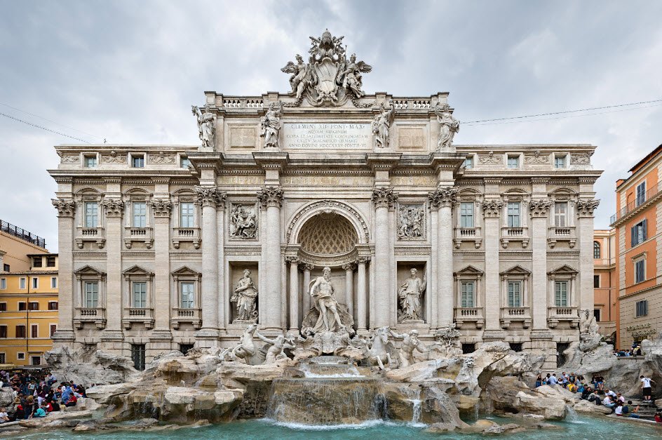 Trevi Fountain (Fontana di Trevi), Rome, Lazio, Italy